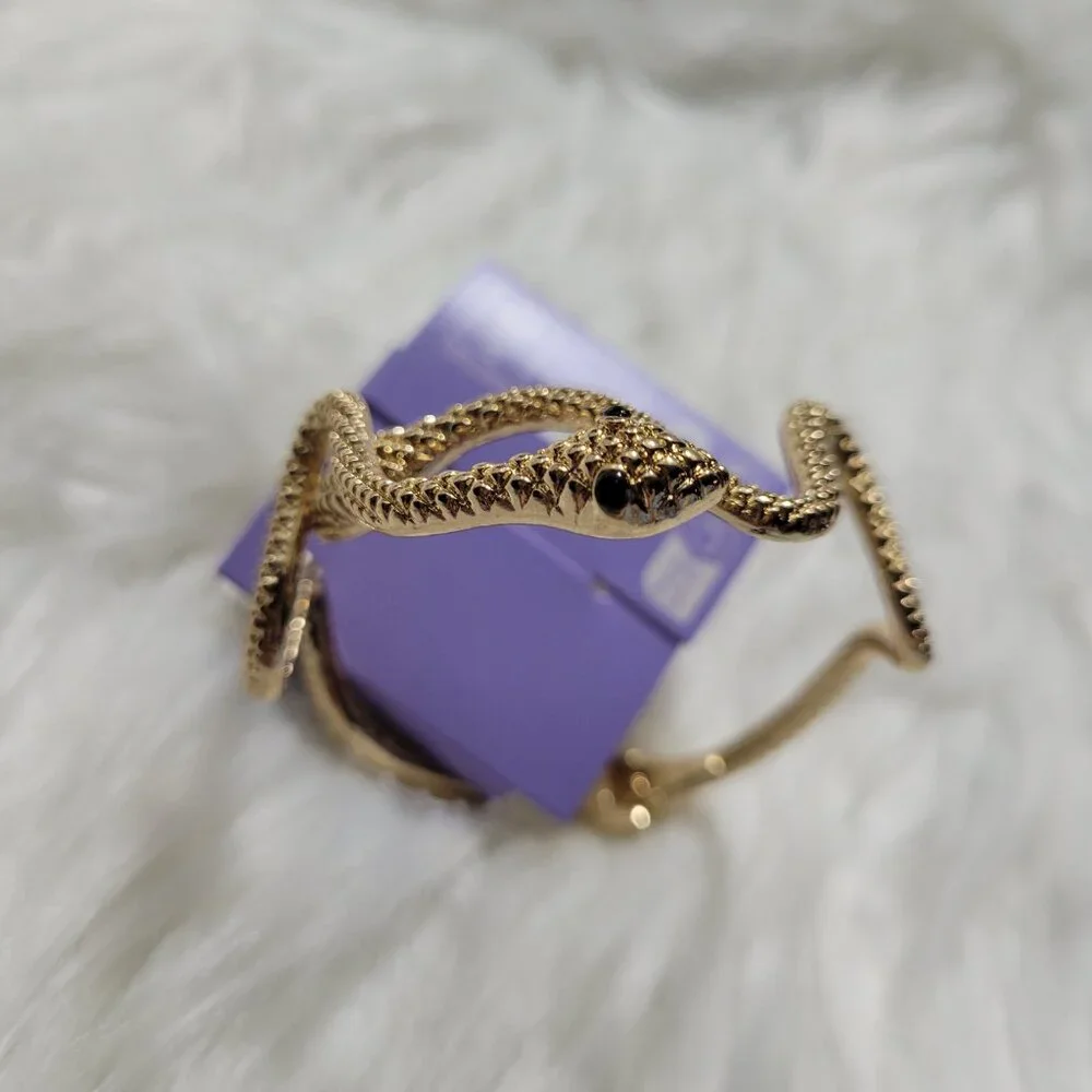 Claire's Snake Hinged Bracelet